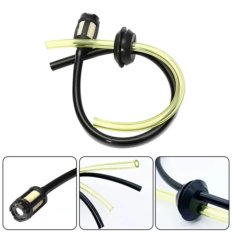 1/5/10 Set Universal Fuel Tank Filter Kit Fuel Pipe set For Chainsaw Lawn Mower Grass Trimmer Oil Pipe Fuel hose Garden Tools