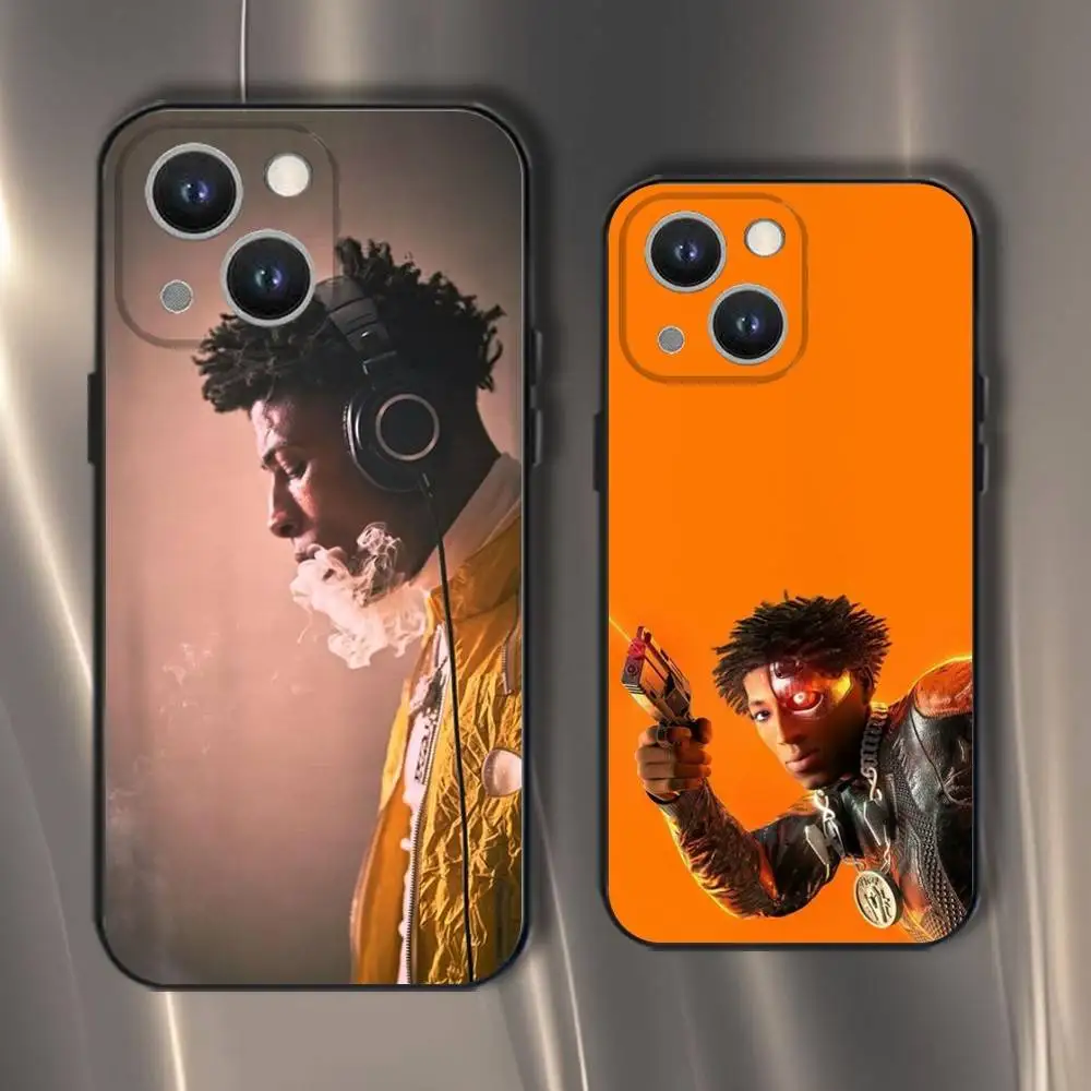 

Youngboy Never Broke Again Phone Case For iPhone 16,15,14,13,12,11,Pro,XS,Max,XR,Plus,E,SE4,Mini Black Soft Cover