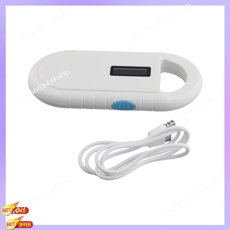CLCU Leitor RFID Pet Microchip Scanner Portátil Leitor de Chip Animal Leitor RFID Portátil Suporta ISO 11784/11785, FDX-B