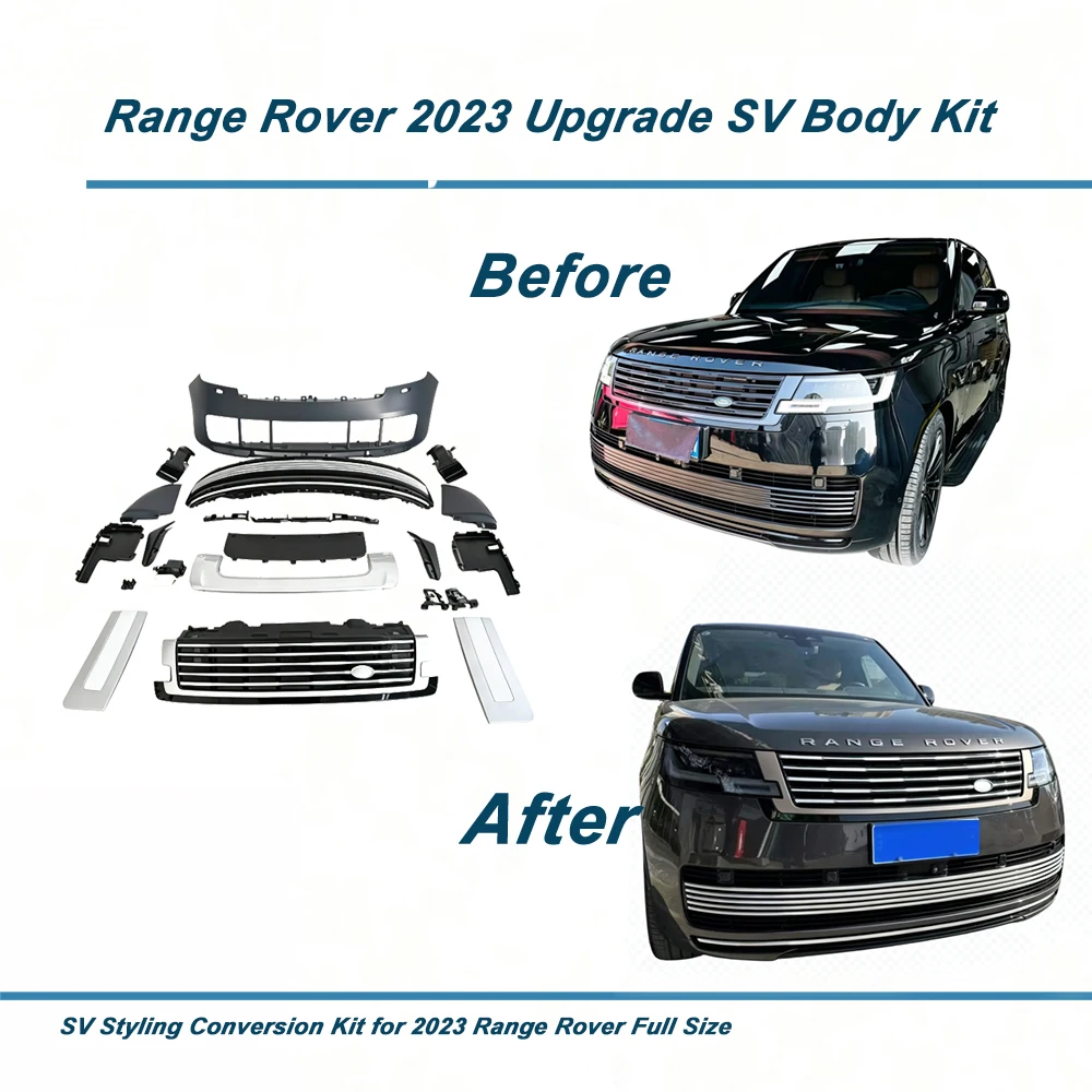 for Premium SV Style Car Body Kit for Land Rover Range Rover L460 2023 Upgrade High Quality PP Material Auto Body Kits Assembly