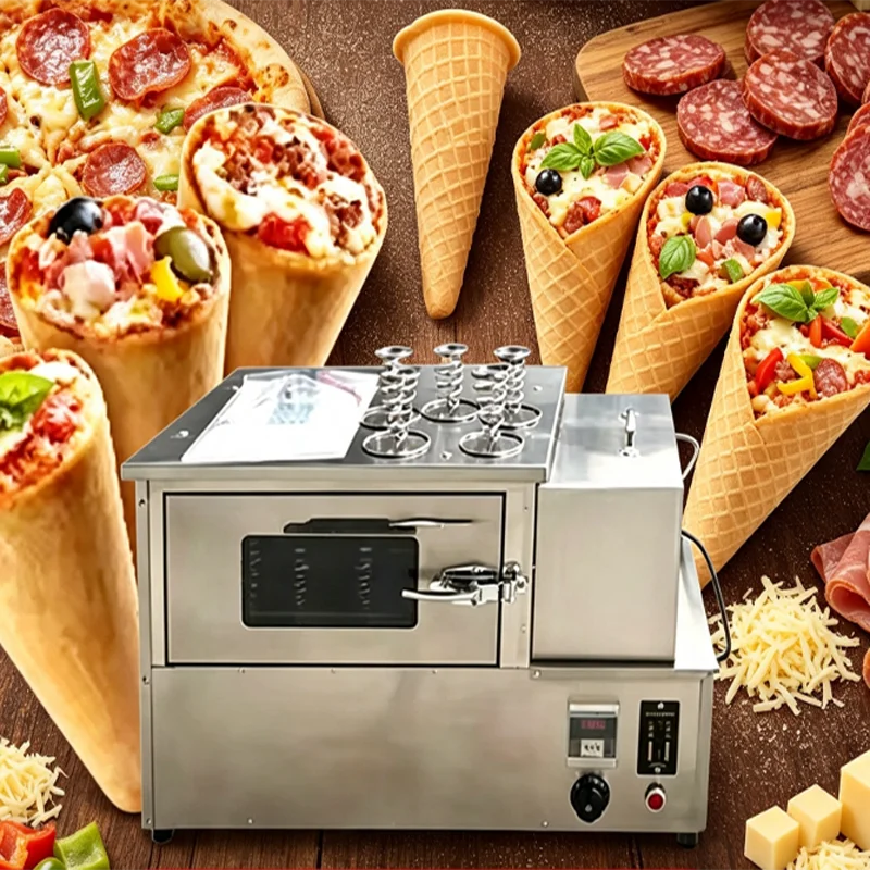 Commercial Electric Rotating Pizza Oven Fast Heating Uniform Bake   Handheld Pizza Equipment