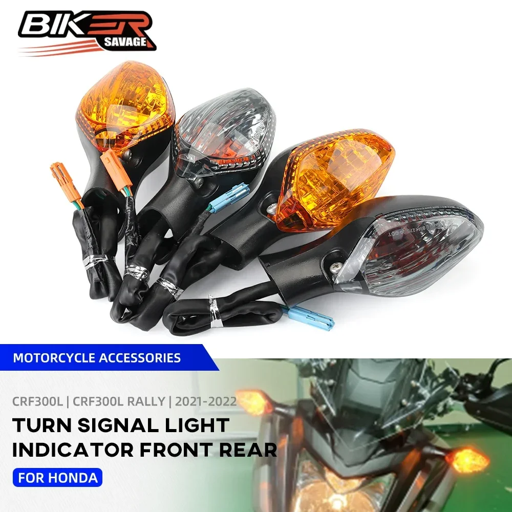 

CRF300L 2024 Front Rear Turn Signal Light Motorcycle Parts For HONDA CRF 300L RALLY 2021 Indicator Lamps Flashing Dirt Pit Bike