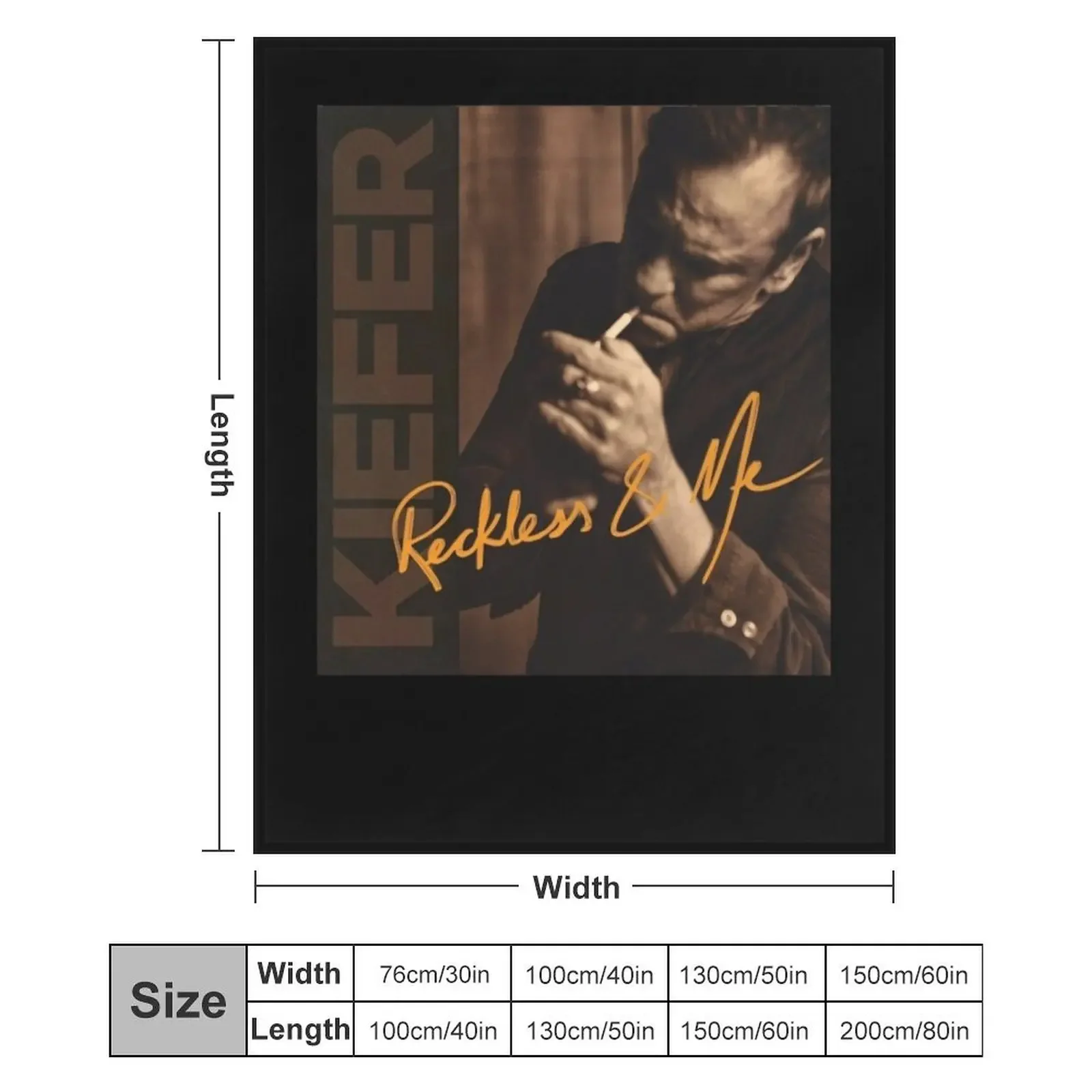 Reckless And Me من Kiefer Sutherland رمي بطانية بطانيات للسرير الفاخر رمي بطانيات الهالوين ورمي البطانيات