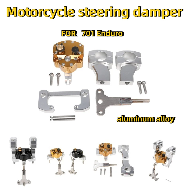 

Motorcycle Steering Damper Stabilizer Mount Kit For 701 Enduro Anti Shake Direction Damper Bracket