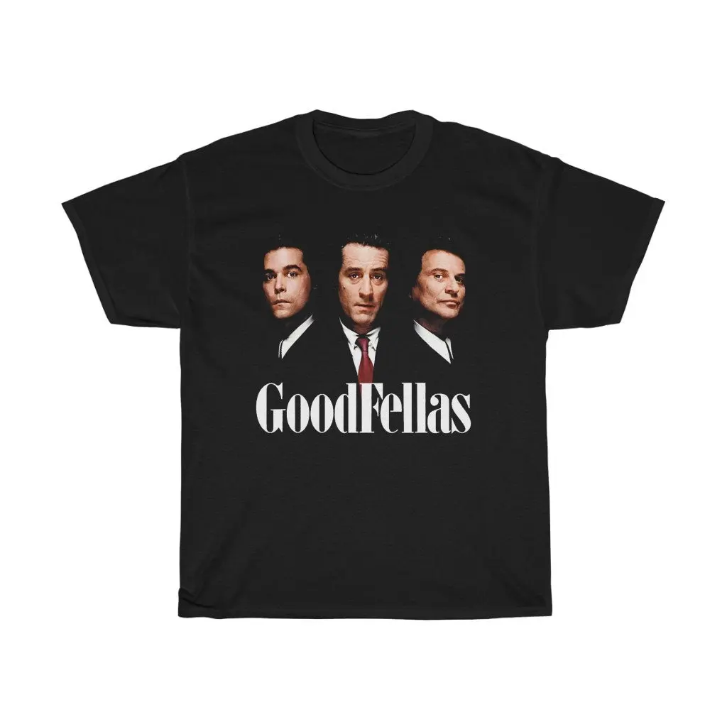 

Goodfellas Three Wise Men 90's Gangster Movie Black Tee T-shirt