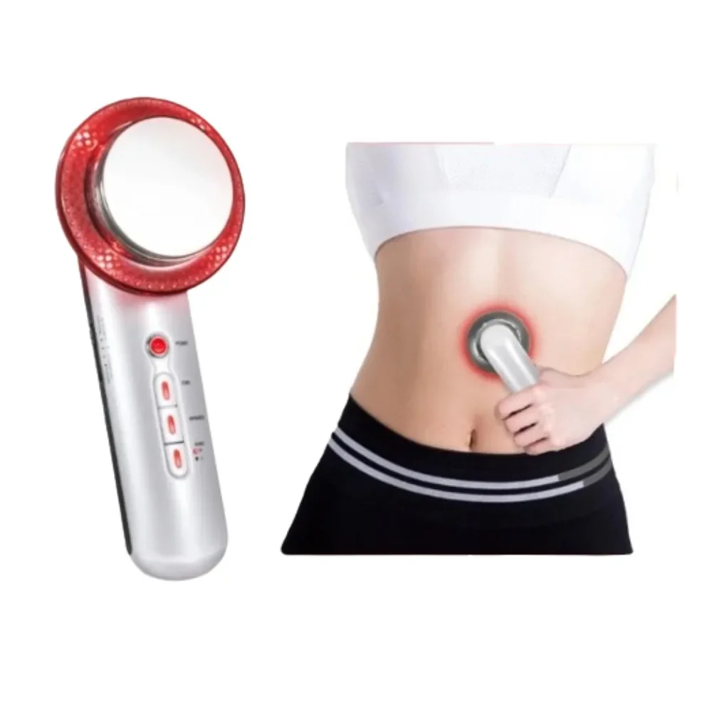 Professional 3 in 1 Skin Rejuvenation Device EMS Ultrasonic Massager Body Slimming Infrared Home Use