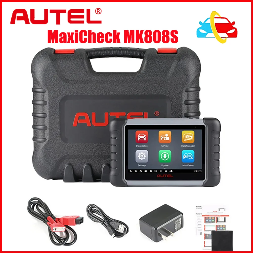 Autel MaxiCheck MX808S Scanner OBD2 Code Reader Bidirectional Scan Tool All Systems Diagnostics 2024 US Version of MK808S/MK808Z