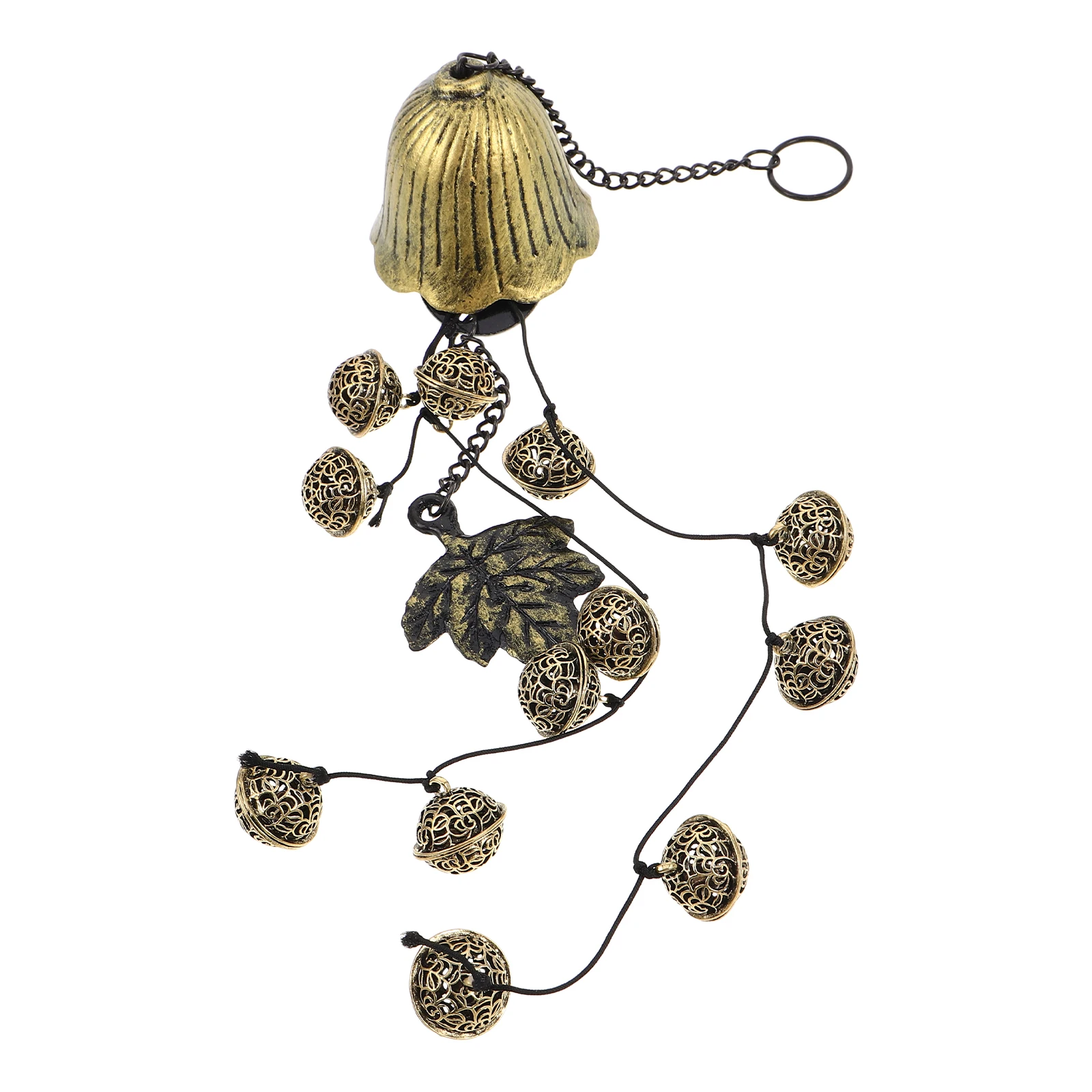 

Witch Bell Wind Chime Metal Pendant Retro Door Knob Hanging Decor Halloween Festival Outside Garden Memorial Door Bells