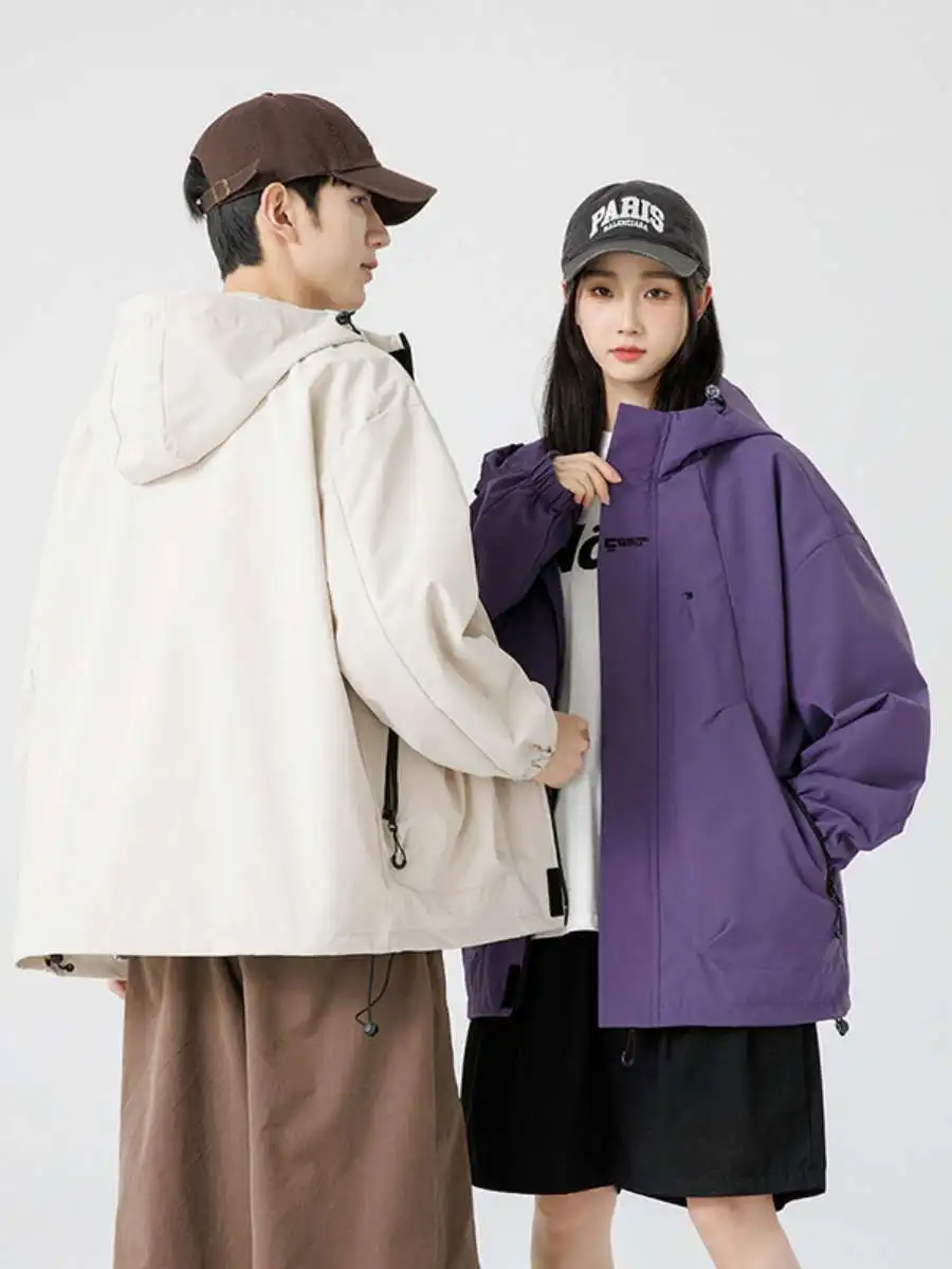 

Waterproof Outdoor Spring Autumn Couple Jaet Men's Functional Workwear Top Outdoor Waterproof Windbreaker Men's Jaet