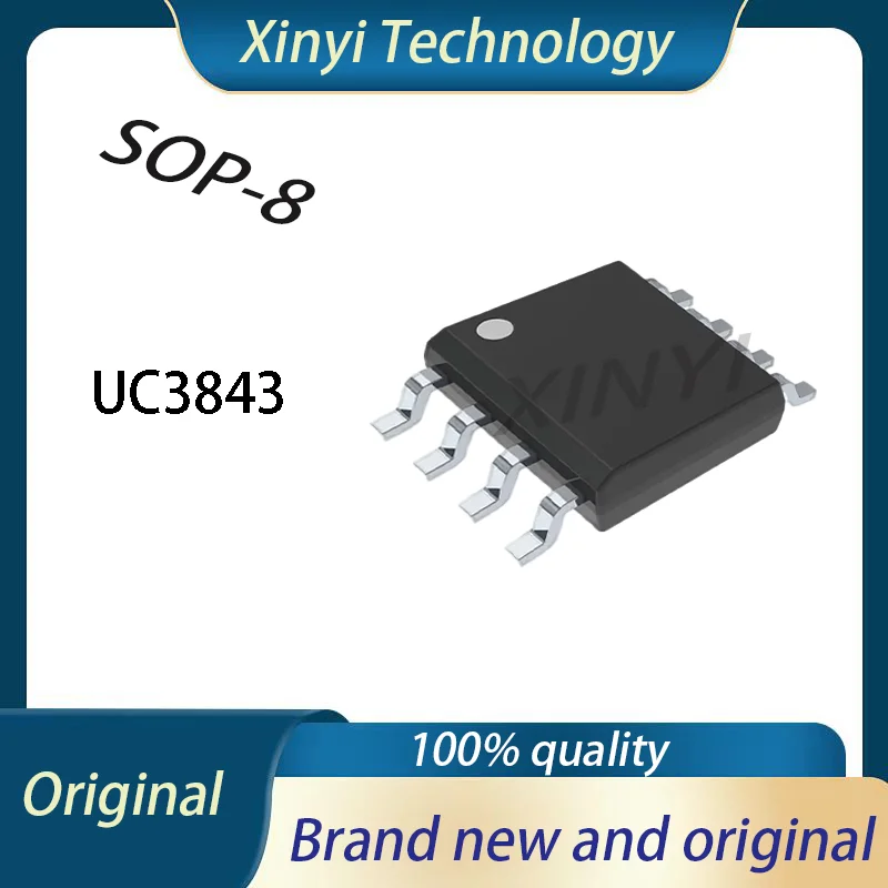 5PCS UC3843 SOP8 3843B SOP UC3843B UC3843A SOP-8 3843 SMD New and Original IC Chipset