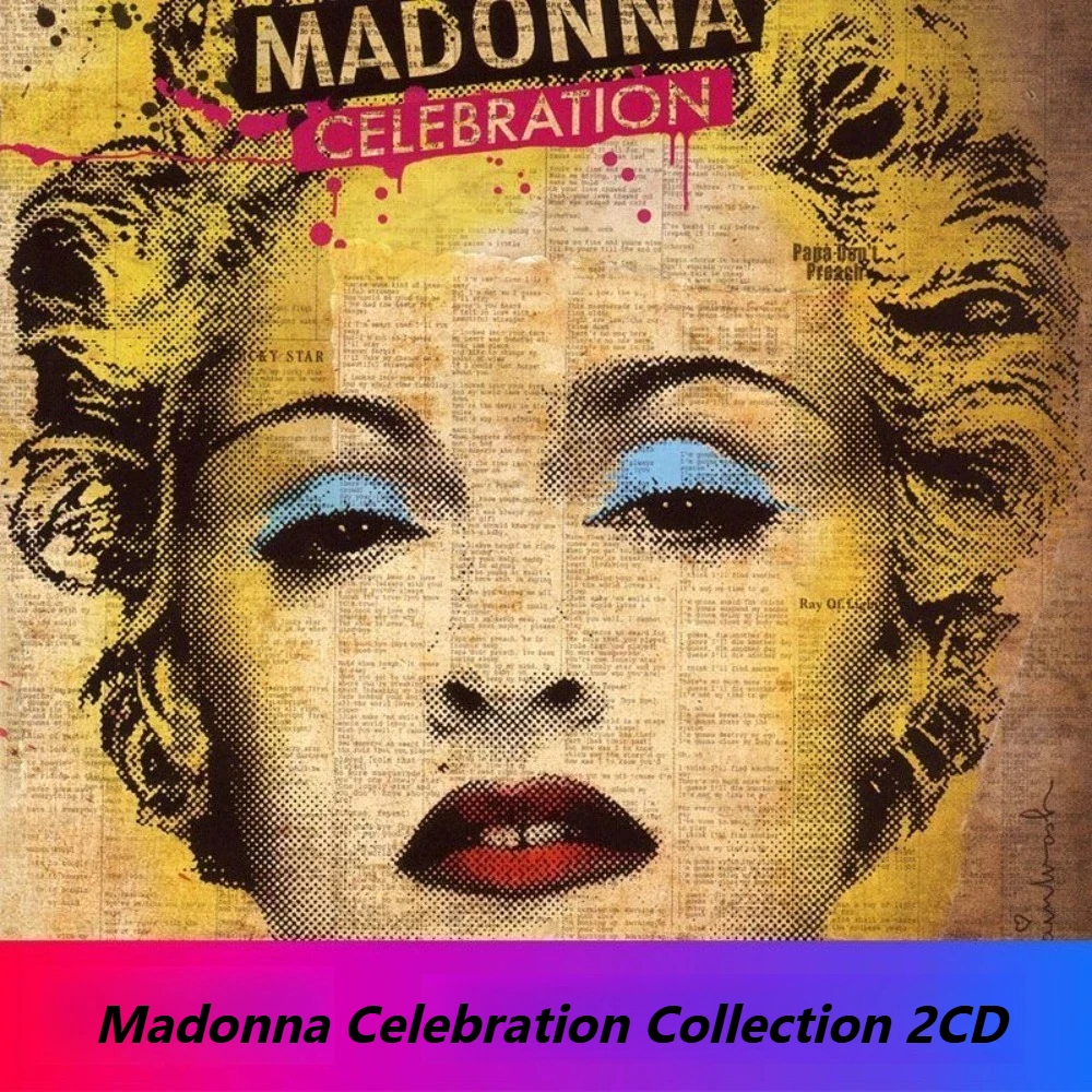 

Мадонна: "Celebration" – Сборник лучших хитов (2 CD). Коллекция культовых поп- и дэнс-треков. Высококачественный звук для фанатов и коллекционеров.