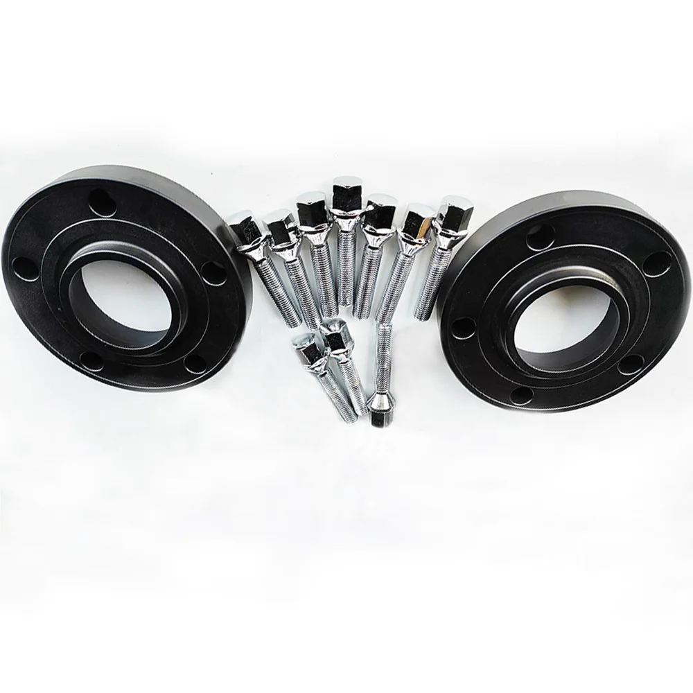 2pcs 10mm/12mm 5x112 66.6 Centric Bore Hub Wheel Spacer with Extended Wheel Bolts M14 X 1.25 Cone Type for BMW M8, M5, Z4, X7 view 5