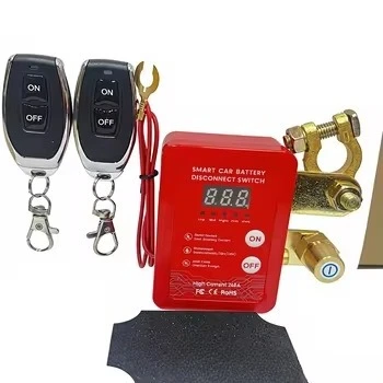 Battery power-off switch Anti-leakage and anti-loss protection Manual intelligent power-off