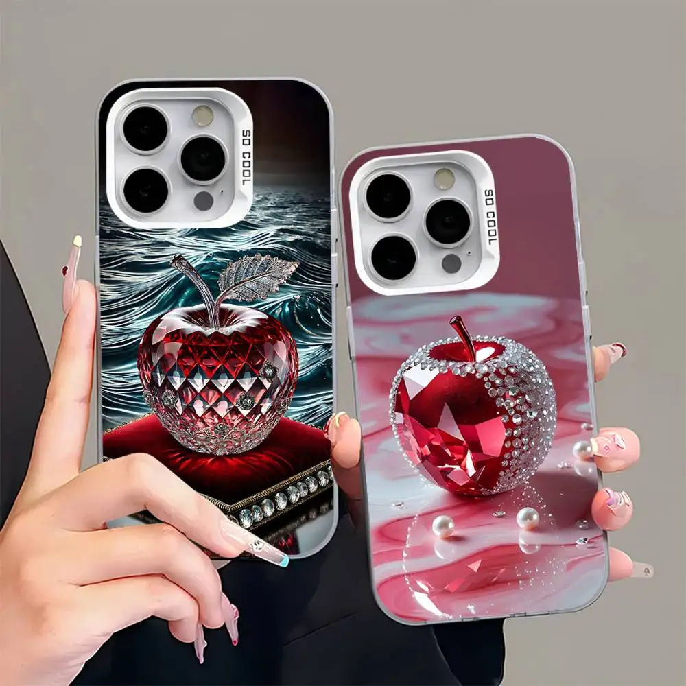

Happy Lucky Apple Phone Case For iPhone 16,15,14,13,12,11,Pro,Max,Plus,Mini,XS,SE Anti Fall Gray White Matte Hard Bumper