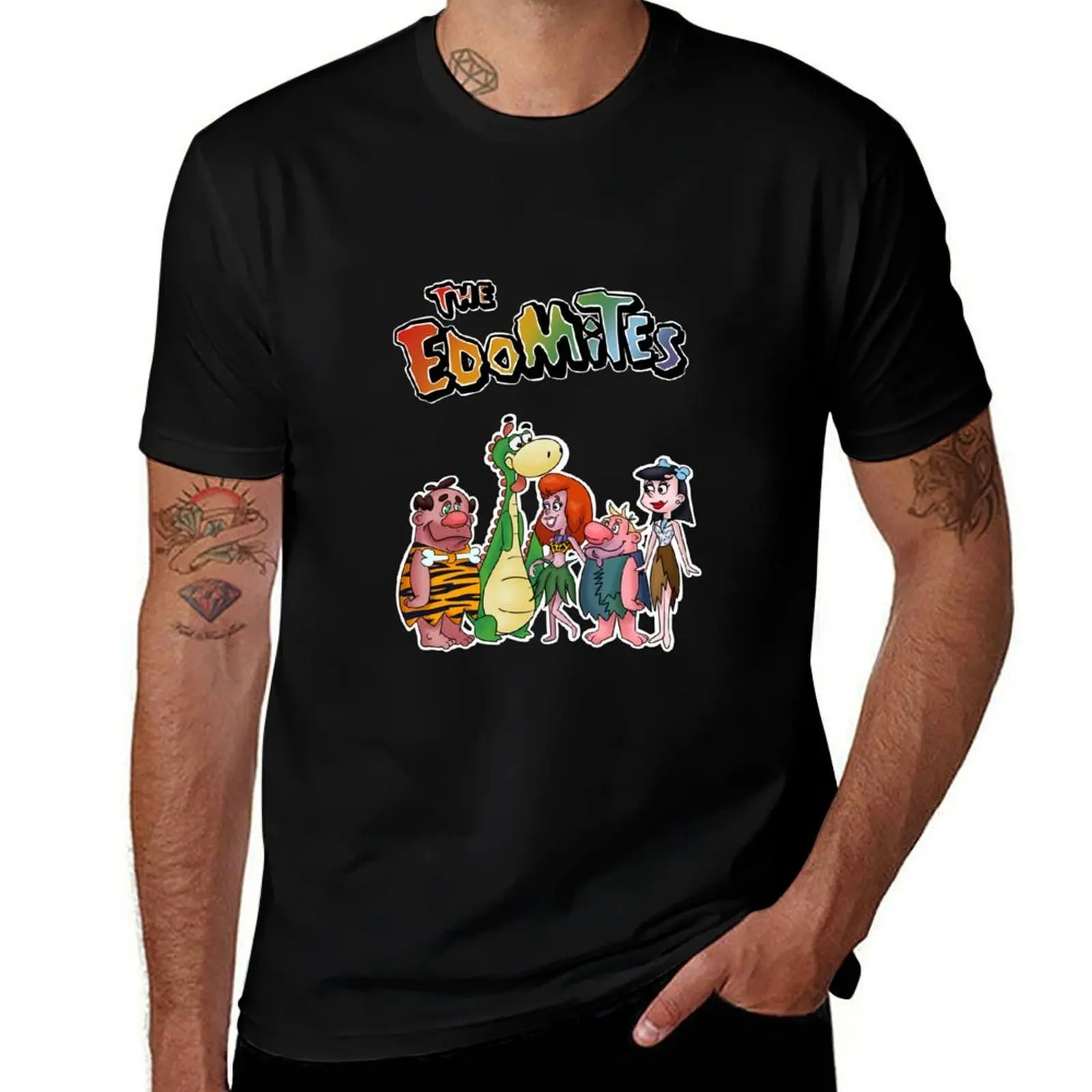 The Edomites T-Shirt Plus Size Basic Cotton T-Shirt