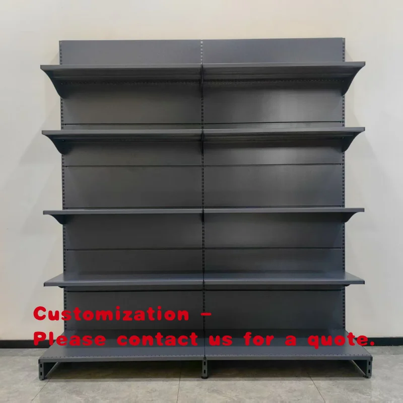 custom.Supermarket Shelves Single/double-sided Multi-layer Metal Material Boutique Display Shelves Store Shelves