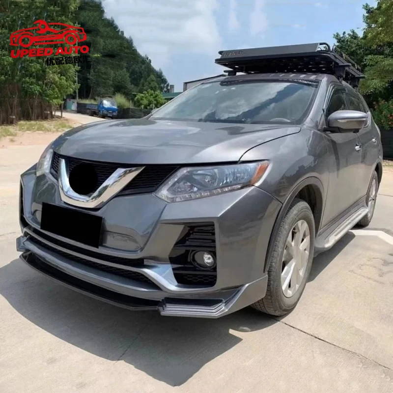 For Nissan X-trail Rogue 2014-2016 Modified Unpainted Car Front Rear Bumper Assembly Auto Accessories