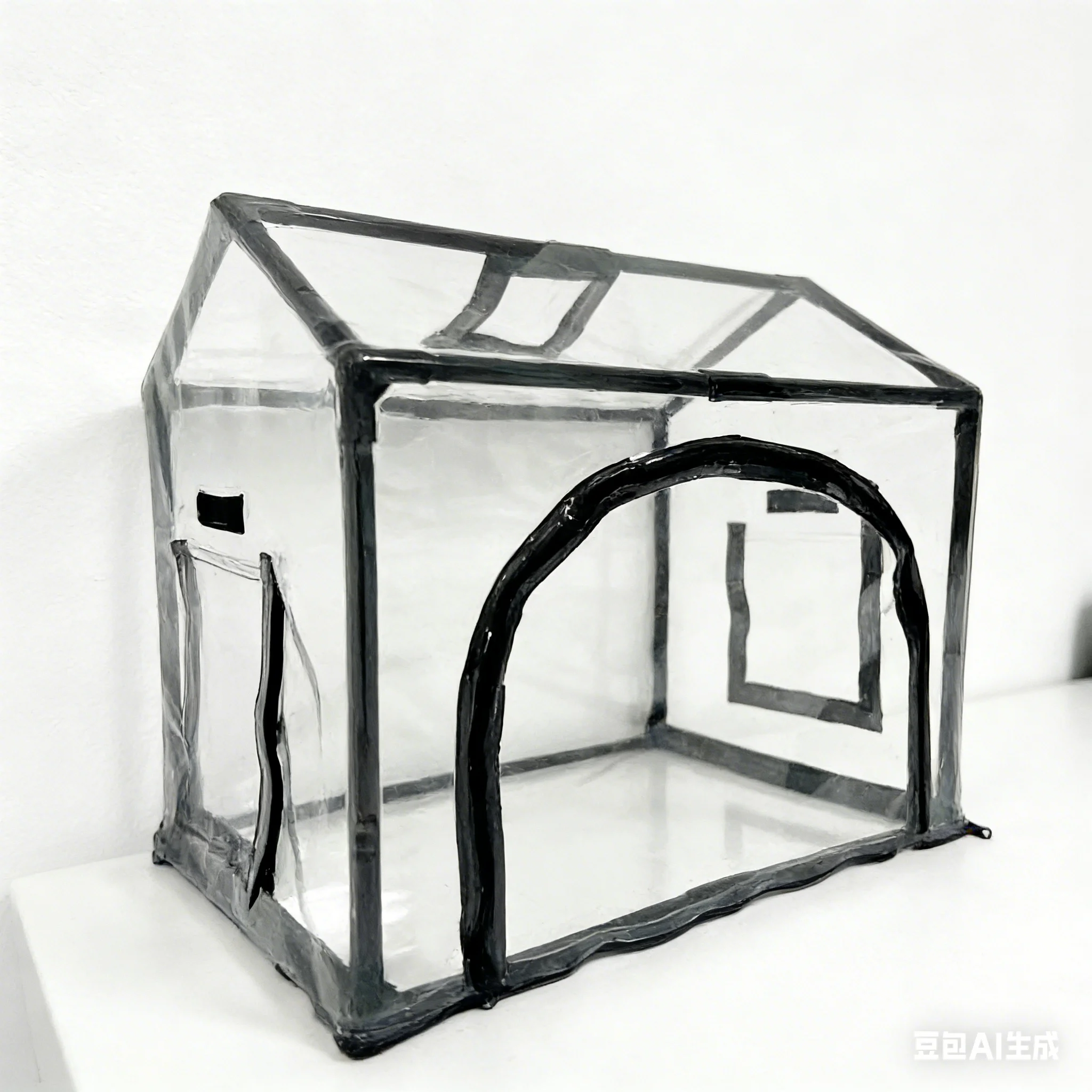 Immagine 5: Nuova Mini Serra Portatile Isolata Resistente al Freddo - Per Uso Esterno in Giardino con Porte a Doppia Cerniera, Copertura in PVC con Finestra su 3 Lati e S
