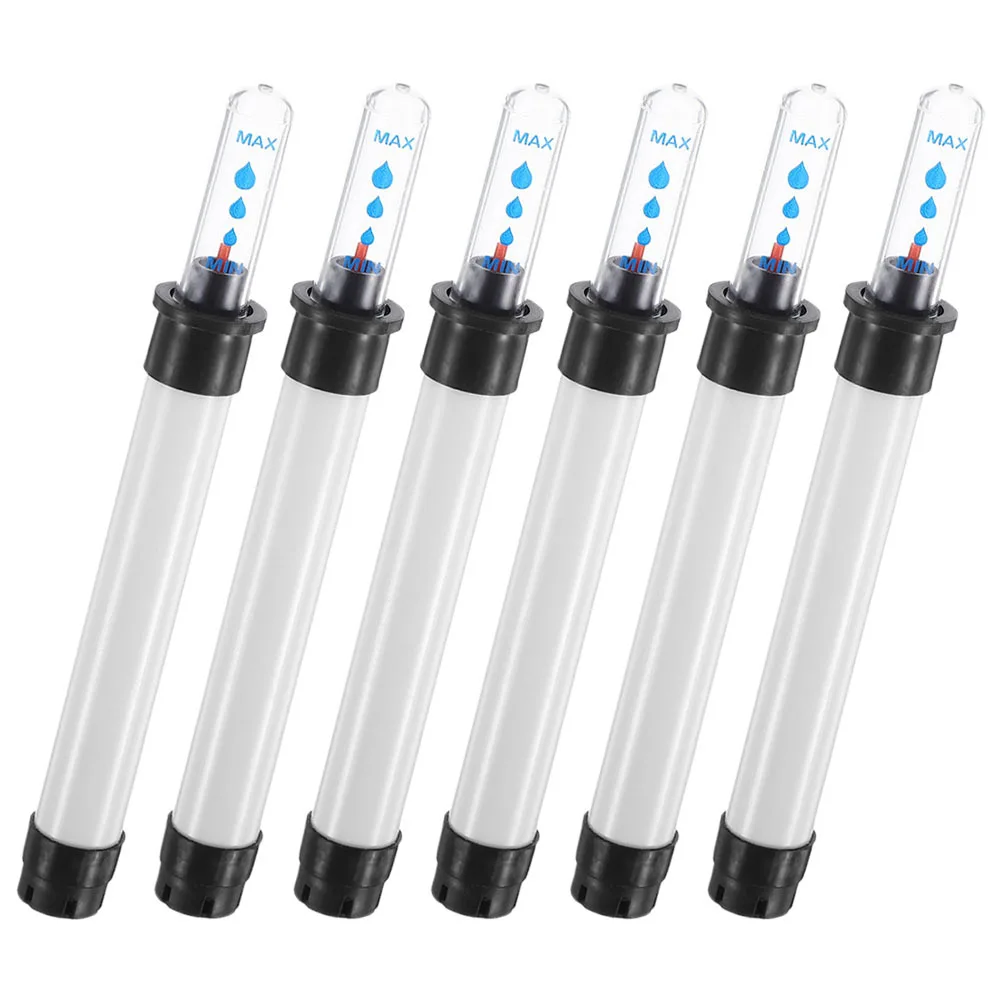 6 قطعة مؤشر مستوى المياه في الحديقة تعويم عرض مقياس للأواني المزارعون قراءة دقيقة مريحة فحص الرطوبة البصرية