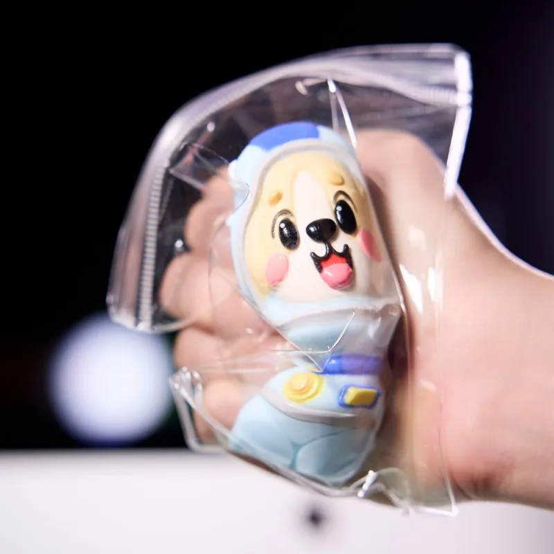 ZOCO 재미있는 만화 강아지 실리콘 핀치 앤 스트레스 릴리프 장난감 느린 반동 부드러운 어린이 축제 선물