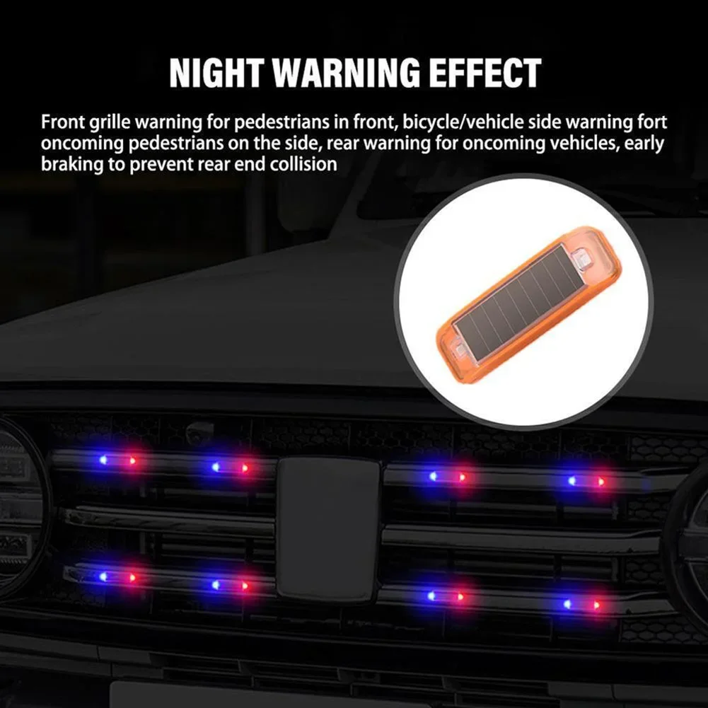 Car Fake Alarm Solar Flash LED Light Fake Security System Anti-Theft Signal Warning Warning Light Flash 12V 3W
