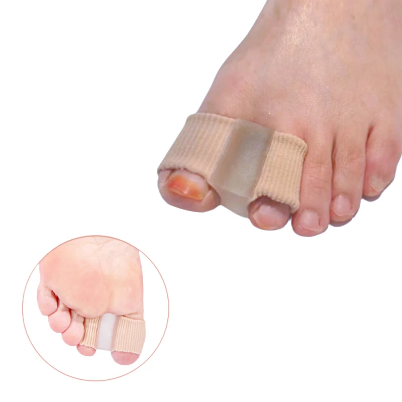 

1/2PCS Toe Separator Hallux Valgus Bunion Corrector Orthotics Feet Bone Thumb Adjuster Correction Pedicure Feet Straightener