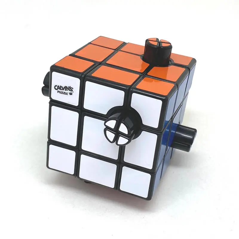 Tim Button Cube 1 Hole Calvin's Puzzles 3x3x3 Magic Cube Neo Professional Speed Twisty Puzzle Brain Teasers Educational Toys