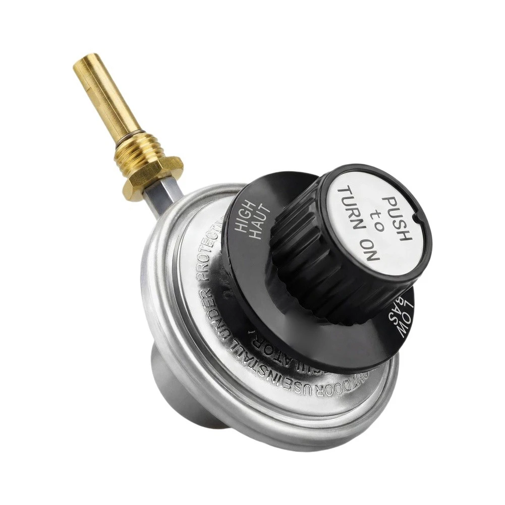 Certified Adjustable Propane Regulator Supporting For 1 lb Cylinder Applications with 47600 BTU/hr Flow Capacity
