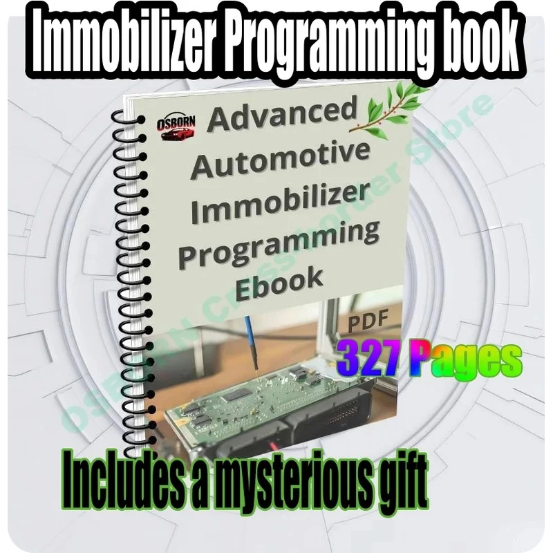 كتاب IMMO المتقدم الساخن برمجة منع الحركة للسيارات 327 صفحة PDF فحص/تشخيص/إصلاح صندوق التحكم في السيارة ECU التدريس