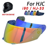 i90 visor for HJC i90/I91 HJ-33 Helmet Visor Face Motorcycle Helmets Shield Lens Anti UV Moto Visera Sunshield Anti fog film