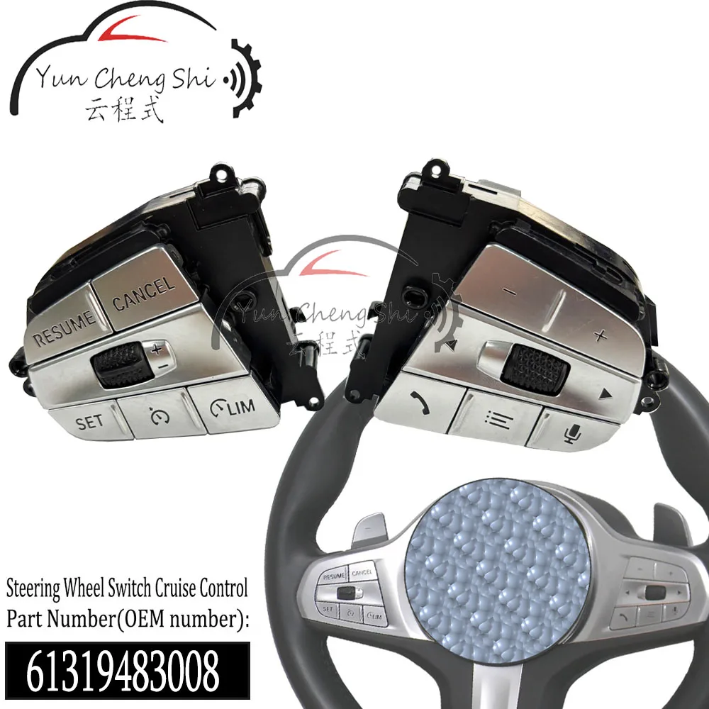 

61319483008 For BMW 7 G11 LCI G12 LCI M Sport Steering Wheel FACELIFT BUTTONS 32306883777