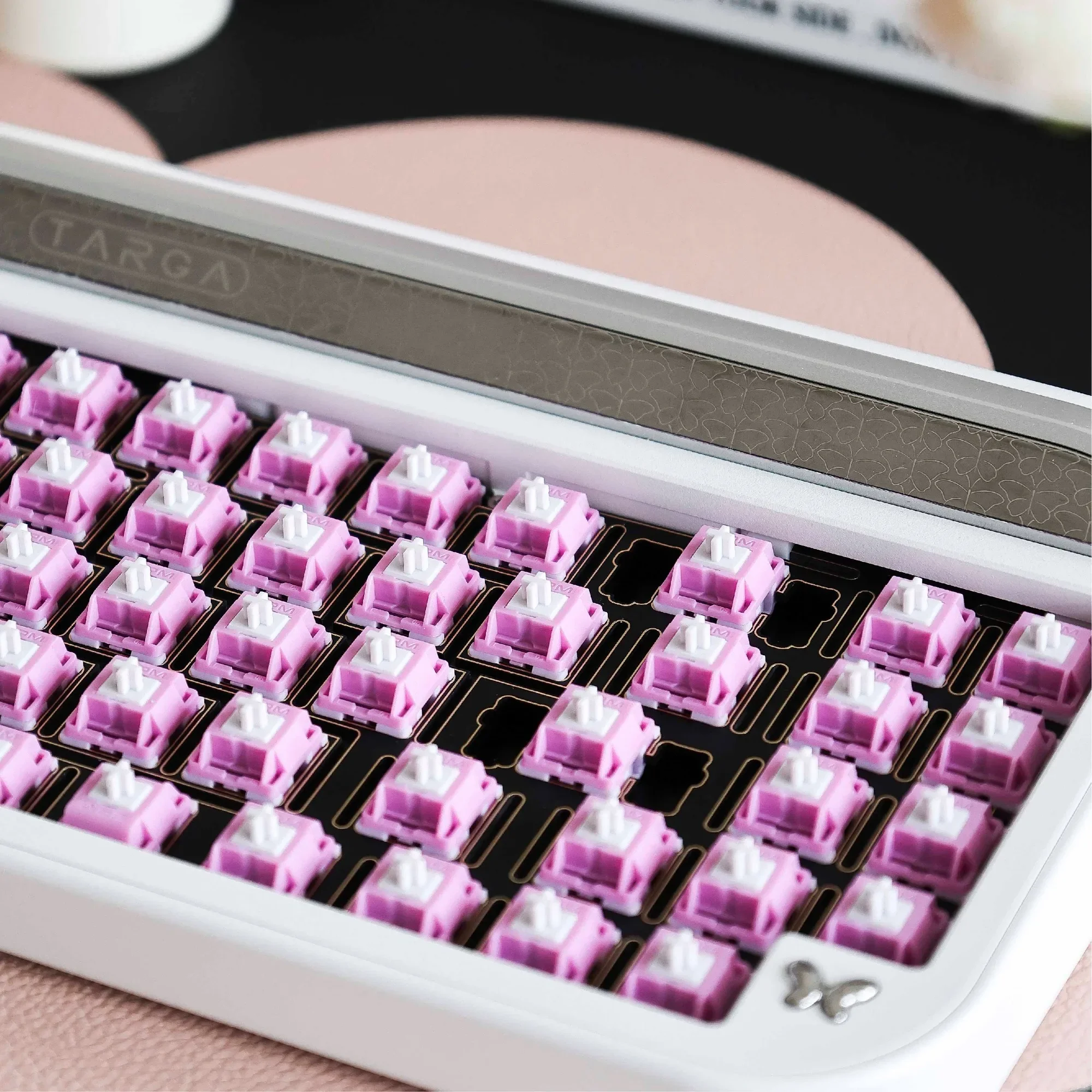 SOULCAT SPM Hibiscus Haptic R3 Switch Muffled HMX Smooth 42g Acoustic Linear Shaft for HIFI Customized Mechanical Keyboards