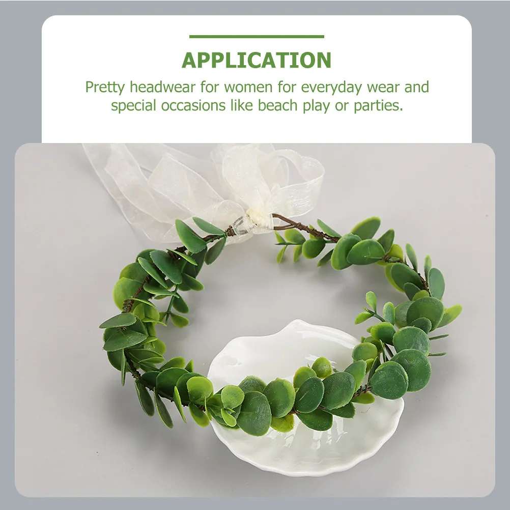

Изящный свадебный венок для невесты, романтический головной убор, украшение для волос, свадебная повязка на голову для женщин
