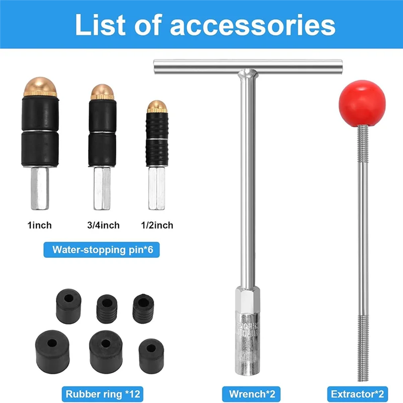 

Комплект пробки для воды FAST-Pipe, стопор для термоплавкой воды, пробка для аварийной воды, ремонт утечки трубы для водопроводных труб