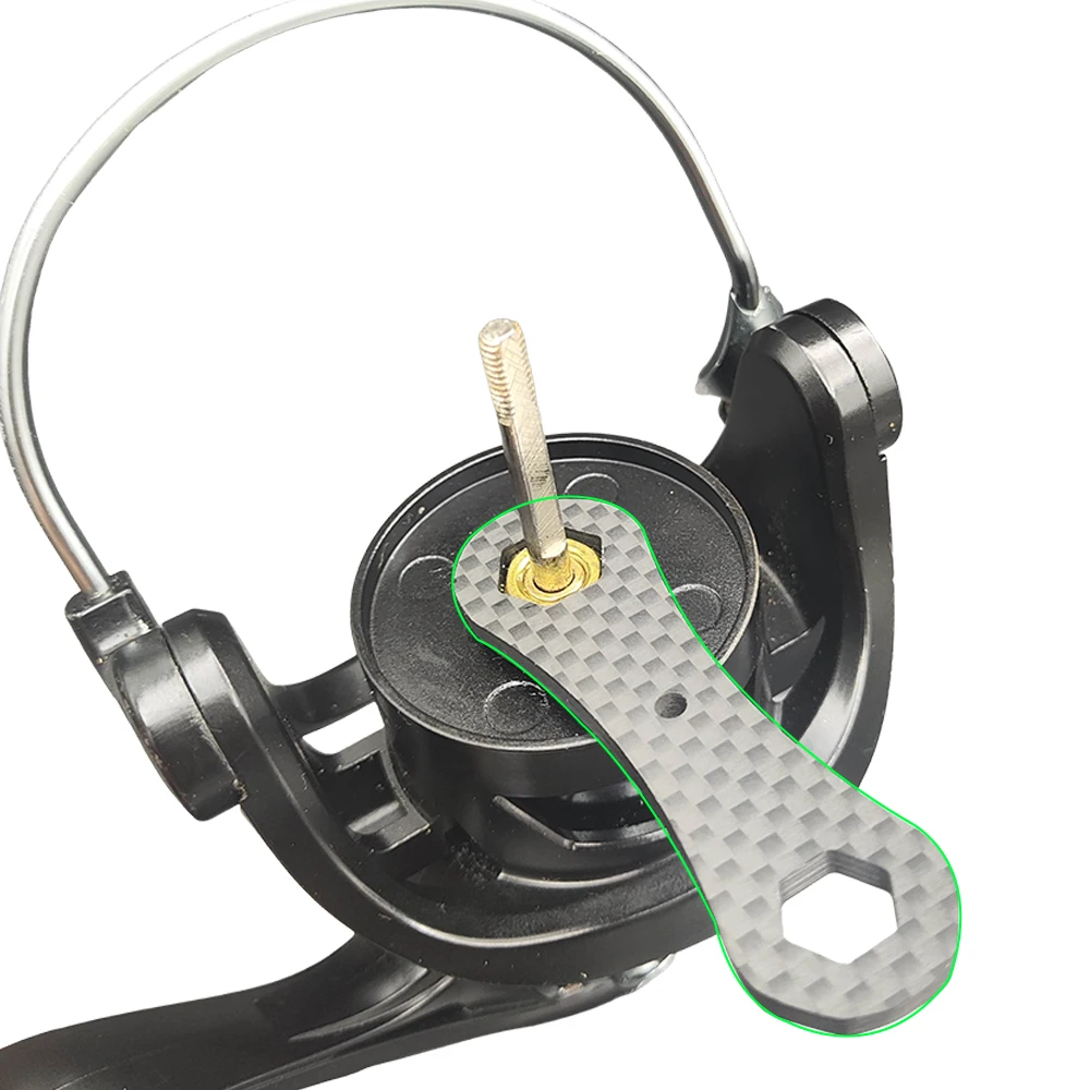 Llave inglesa de fibra de carbono para carrete de pesca, herramienta para quitar y cambiar tuercas, ligera y práctica para DAIWA, carrete de pesca SHIMANO