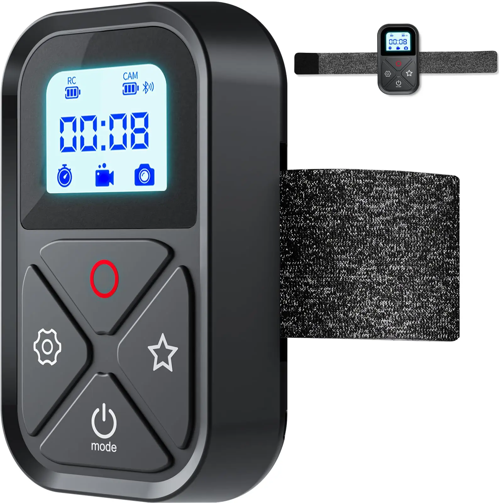 T10 80M Bluetooth Remote Control Wireless Smart Remote For GoPro Hero 12 11 10 9 8 Max For GoPro Action Camera Accessories