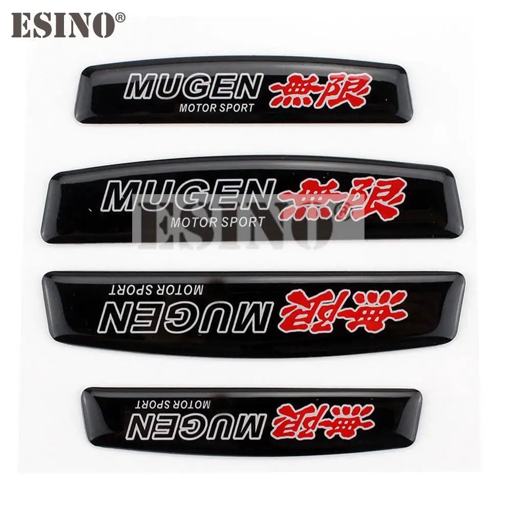 4 x Car Styling Door Edge Guard Protector Strips Anti-collision Anti-scratch Trim Door Edge Guard Stickers For Mugen Motor Sport