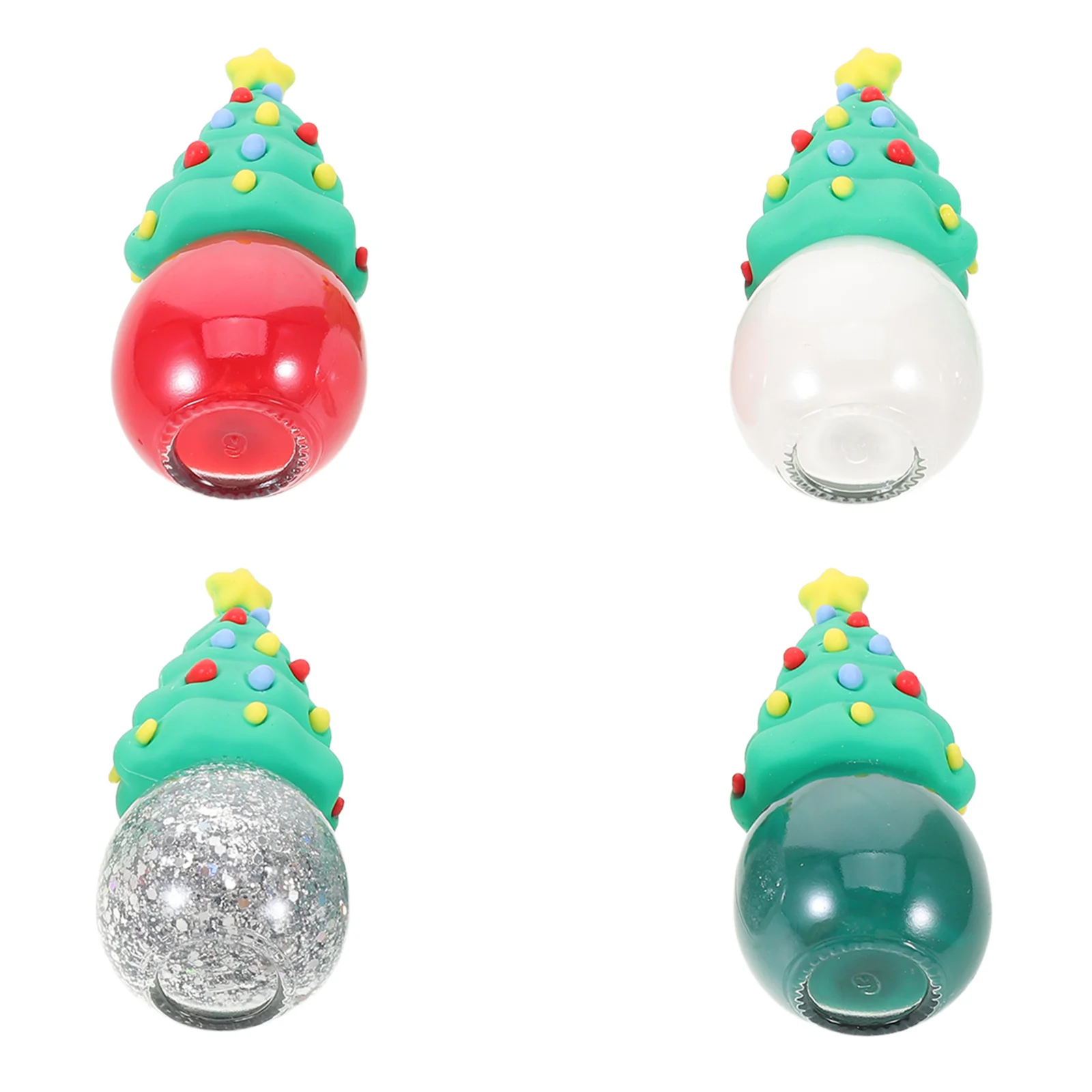 

4Pcs Christmas Tree Nail Gel Quick Dry Water-Based Peel-Off No Uv Needed Christmas Manicure Gel Nail Supplies Fingernail Polish