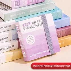 100% Cotton Mini Tearable Watercolor Paper Book Journal Drawing Notebook 300g Art Student Drawing Paper Sketchbook Painting Book