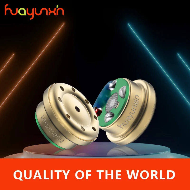 Huayunxin 2PCS PU+LCP 16Ohm CNT Composite Diaphragm Deep Bass High Resolution Bluetooth Earphones DIY IEM Dynamic Driver Speaker