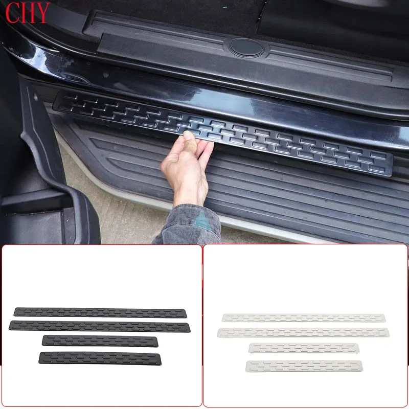Stainless steel For Land Rover Discovery 4 LR4 2010-2016 Car external sill anti-scratch strip decorative sticker Car accessories