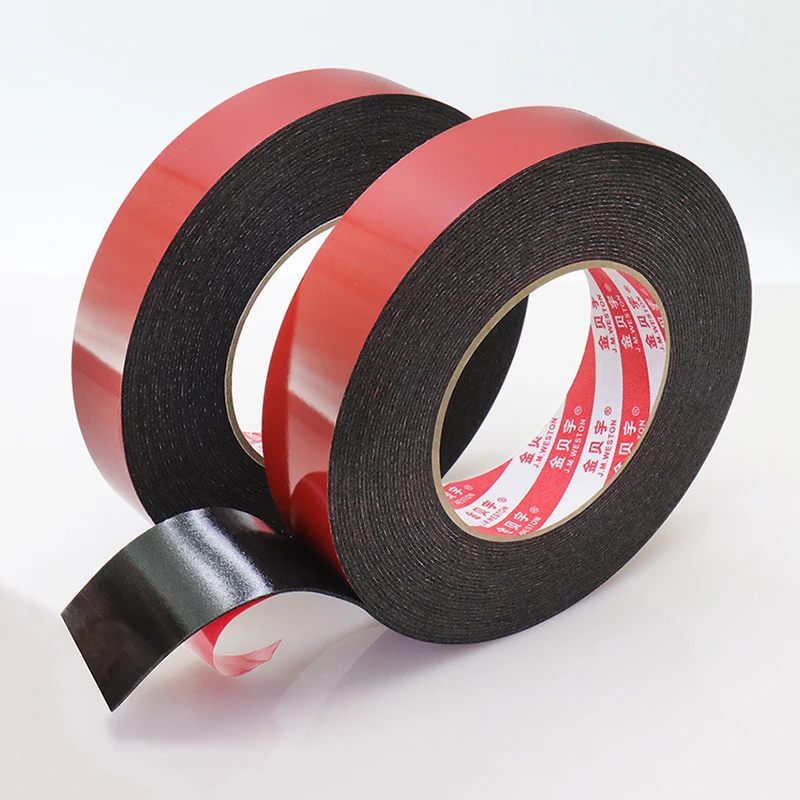 1/2pcs 1mm-3mm Thickness Black Super Strong Self Adhesive Foam Car Double Sided Tape Mobile Phone Dust-proof Tape