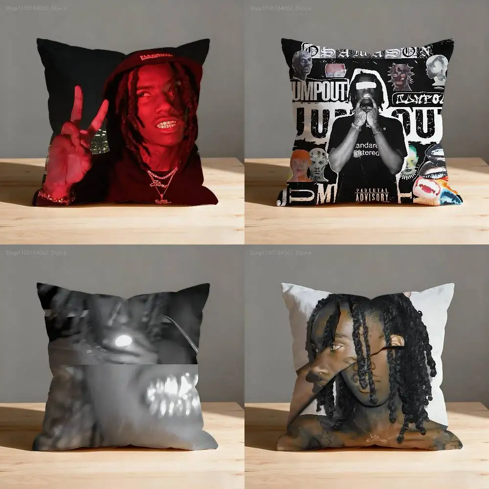 

O-OsamaSon Psykotic Pillow Case For Sofa Decor Car Office Room Printing Cushion Cover Decorations and Protector