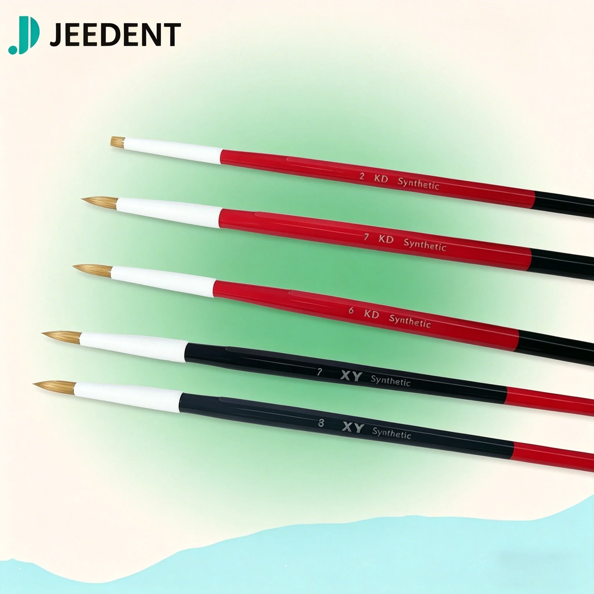 

JEEDENT Dental Porcelain Pen Resin Brushs Dental Lab For Teeth Tools Dentist Shaping Plastic Glaze Interdental Brush Pen