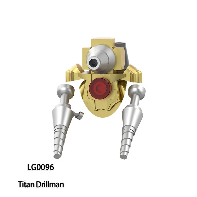 LG1014 Titan Drillman Drillwoman aggiornato Titan Drillman aggiornato Titan Cameraman Building block boy birthday toy