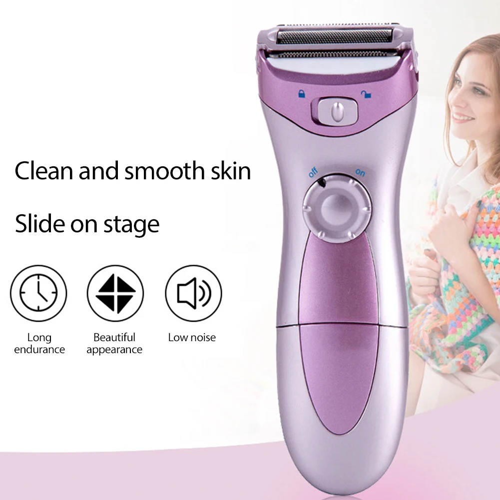 Women Hair Remover Electric Razors 3-in-1 Bikini Trimmer Face Shavers Hair Removal for Underarms Legs Ladies Body Trimmer