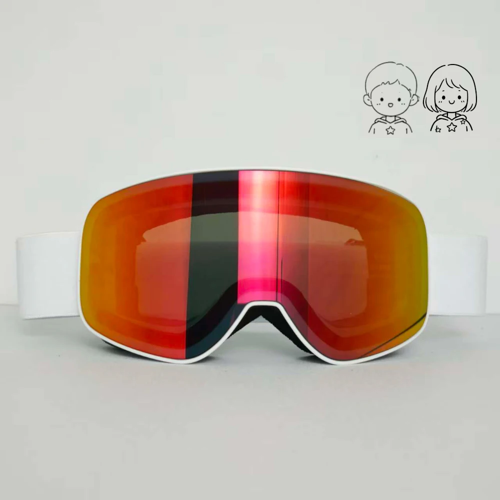 

Children Anti Simple Fashionable High End Fog Snowboard Goggles Snow Sports Goggles Windproof Sports Ski HD Glasses Snow Goggles