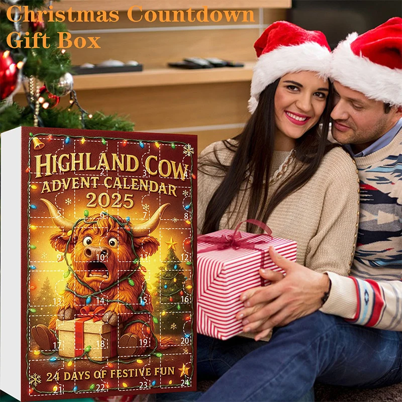 Calendrier de l'Avent Capybara 24 jours, ornements de noël mignons, compte à rebours, pendentif d'arbre de noël, cadeaux Surprises