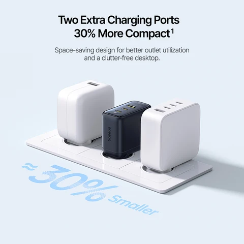 Зарядное устройство Baseus 100W с быстрой зарядкой Type-C USB, поддержка QC PD PPS, портативное зарядное устройство для iPhone 17 16 15 14, MacBook Air, зарядка для ноутбуков