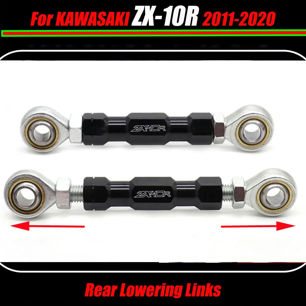 

Rear Lowering Links For KAWASAKI ZX-10R ZX10R ZX 10R 2011-2020 2019 2018 Motorcycle Accessories Lower Billet Drop Kit Suspension